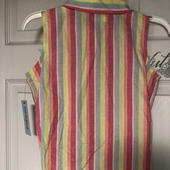 NWT Cat & Jack Front tie Shirt - Picture 3 of 3